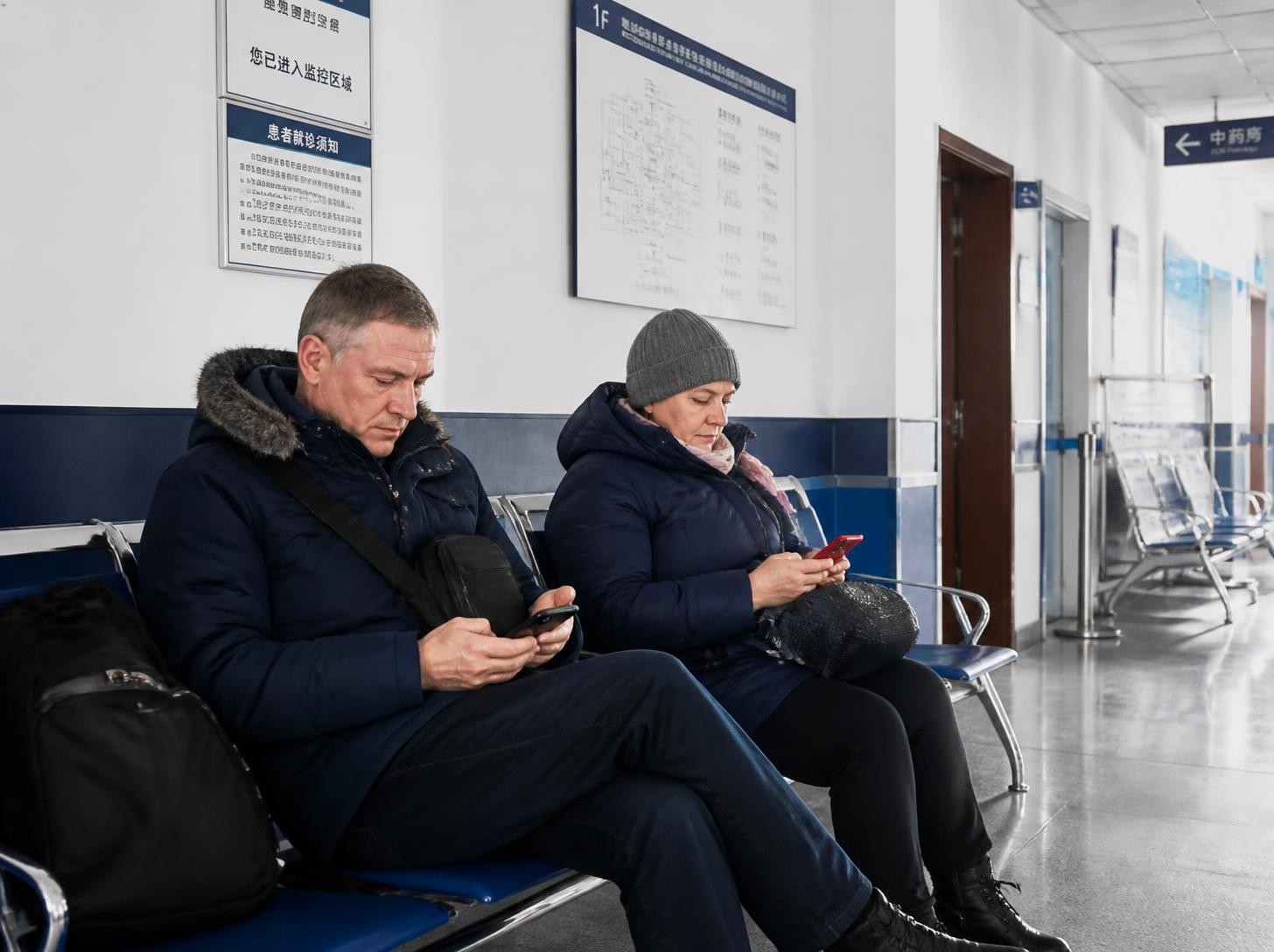 Пациенты в клинике в Китае